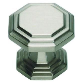 Atlas Homewares 319-BRN Dickinson Octagon Cabinet Knob in Brushed Nickel